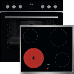 AEG Φούρνος Ηλεκτρικός Κάτω Πάγκου 71lt 57.6cm OA5AE20AB με Κεραμικές Εστίες TA64RA00XB