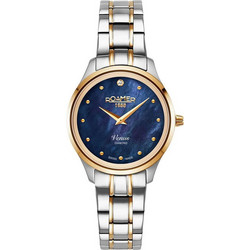 Roamer Venus Γυναικείο Ρολόι με Ασημί Χρυσό Μεταλλικό Μπρασελέ 601857474020