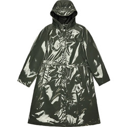 Rains A-Line Γυναικείο Μπουφάν Softshell Μακρύ Αδιάβροχο Αντιανεμικό Χακί 12040