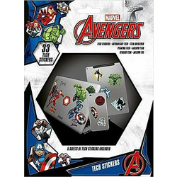 Avengers Heroes Σετ Αυτοκόλλητα για Laptop 33τμχ