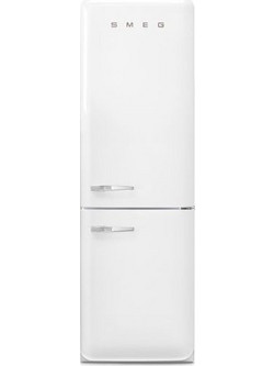 Smeg 50’s Style FAB32RWH6 Retro Ψυγειοκαταψύκτης 331lt Full No Frost Υ196.8xΠ60.1xΒ72.8cm Λευκός