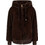 Guess Lucrezia Γυναικεία Γούνα με Κουκούλα Σοκολατί W5BL66W3890-A11R