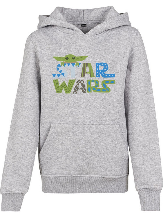 Mister Tee Star Wars Colorful Παιδικό Φούτερ με Κουκούλα Γκρι MTK144-00431