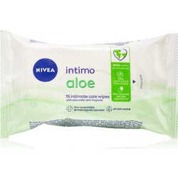 Nivea Intimo Aloe Μαντηλάκια Ευαίσθητης Περιοχής 15τμχ