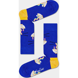 Happy Socks Rainbow Ανδρικές Κάλτσες Ψηλές με Σχέδια Royal Blue RAM01-6300