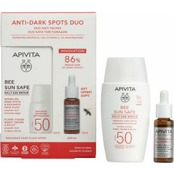 Apivita Bee Sun Safe Daily Age Repair SPF50 50ml + C15 Propolis Correct Serum 10ml