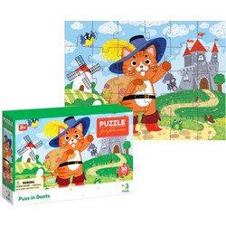 Παιδικό Puzzle Dodo Ο Παπουτσωμένος Γάτος 30 Κομμάτια