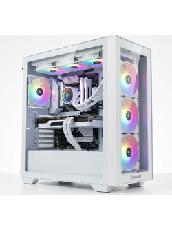 Xilence Flare White Gaming Midi Tower Κουτί Υπολογιστή RGB με Πλαϊνό Παράθυρο