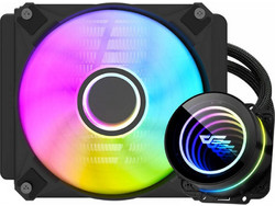 Darkflash DX120 V2 Black Υδρόψυξη CPU 120mm ARGB για Socket AM2 / AM2+ / AM3 / AM3+ / FM1 / FM2 / 775 / 1366 / 2011 / 2066 / 2011-3 / AM4 / FM2+ / 1200 / 115x