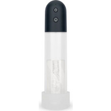 Boners BON048 Τρόμπα Πέους με Δόνηση Clear Μπλε
