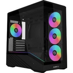 Lian Li Vector V100 Mini Black Mini Tower Κουτί Υπολογιστή RGB με Πλαϊνό Παράθυρο