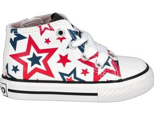 Conguitos Παιδικά Sneakers Μποτάκια Λευκά Πολύχρωμα MIS14161