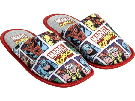 Cerda Marvel Χειμερινές Παιδικές Παντόφλες για Αγόρι Κόκκινες 2300006579