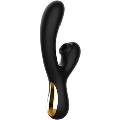Passion Lab Anna G-Spot Vibrator Δονητής Rabbit Μαύρος