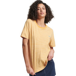 Superdry Γυναικείο Αθλητικό T-Shirt Κίτρινο W1010990A-6WT