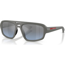 Prada PSB11SU 16X11A Ανδρικά Γυαλιά Ηλίου Aviator Κοκάλινα Γκρι με Γκρι Φακό