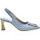 Hispanitas Γόβες Slingback Δερμάτινες με Λεπτό Χαμηλό Τακούνι Γαλάζιες HV264850-C012
