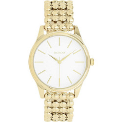 Oozoo Timepieces Γυναικείο Ρολόι με Χρυσό Μεταλλικό Μπρασελέ C11671