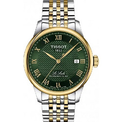 Tissot Classic Traditional Le Locle Ανδρικό Ρολόι Αυτόματο με Ασημί Χρυσό Μεταλλικό Μπρασελέ T006.407.22.093.00