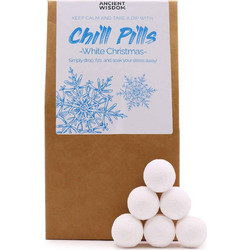Ancient Wisdom White Christmas Bath Bombs 30x12gr