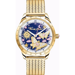 Thomas Sabo Γυναικείο Ρολόι με Χρυσό Μεταλλικό Μπρασελέ WA0430-291-207-33