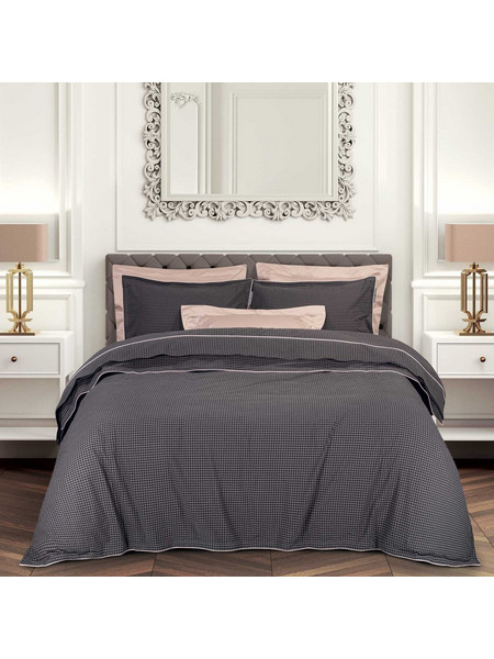 Greenwich Polo Club Σετ Σεντόνια King Size Βαμβακερά 250x270 Essential 2374 Dark Grey
