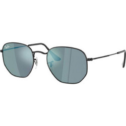 Ray-Ban RB3548N 0028O Γυναικεία Γυαλιά Ηλίου Τετράγωνα Μεταλλικά Μαύρα με Μπλε Φακό