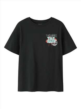 Name It Παιδικό T-Shirt Κοντομάνικο Μαύρο 13254326