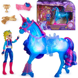 Spin Master Unicorn Academy Train & Glow River