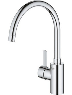 GROHE Eurosmart 32843002 Μπαταρία Κουζίνας Πάγκου Διπλής Παροχής Ανάμεικτη Inox