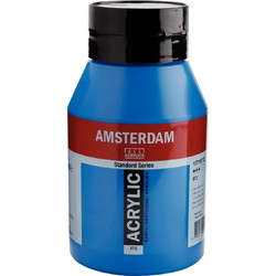 Royal Talens Amsterdam 572 Primary Cyan Ακρυλικό Χρώμα Ζωγραφικής 1lt