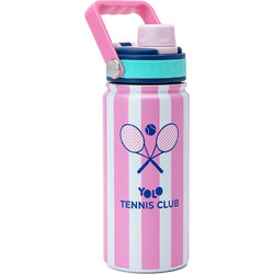 Yolo Tennis Club Girl Παιδικό Παγούρι Θερμός BPA Free Πολύχρωμο 500ml