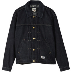 Dickies Αθλητικό Ανδρικό Μπουφάν Τζιν Μαύρο DK0A87O9RIN