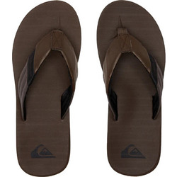 Quiksilver Carver Tropics II Ανδρικές Σαγιονάρες Καφέ AQYL101101-XCCK