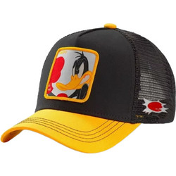 Ghetto Cartoon Daffy Ανδρικό Καπέλο Jockey με Δίχτυ Snapback Υφασμάτινο Μαύρο