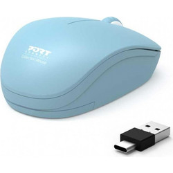 Port Designs Collect Ασύρματο Ποντίκι Light Blue