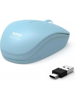 Port Designs Collect Ασύρματο Ποντίκι Light Blue