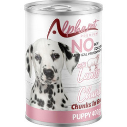 Alphapet Premium Puppy with Lamb 400gr