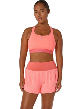 ASICS Road Compression Αθλητικό Μπουστάκι με Υψηλή Στήριξη Ροζ 2012C995-703
