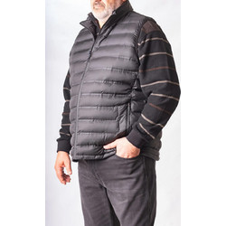 North Star Αμάνικο Ανδρικό Μπουφάν Puffer Μαύρο 601590