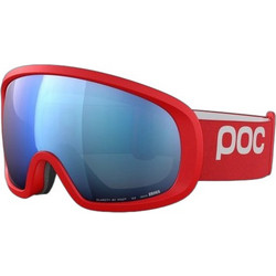 Poc Fovea Mid 408428707 Μάσκα Σκι & Snowboard Ενηλίκων Κόκκινη με Φακό Καθρέπτη Μπλε