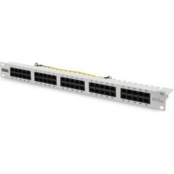 Digitus DN-91350-1 Ethernet Patch Panel Rack 1U 50 Θυρών Cat.3 Unshielded