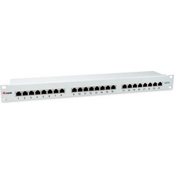 Equip 326325 Ethernet Patch Panel Rack 1U 19" 24 Θυρών Cat.6 Shielded FTP