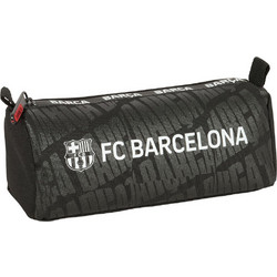 Safta F.C. Barcelona Κασετίνα Βαρελάκι Μαύρη S4314327