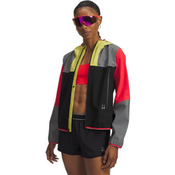 Under Armour Halo Run Αθλητικό Γυναικείο Μπουφάν Softshell Κοντό Αδιάβροχο Πολύχρωμο 6007040-729