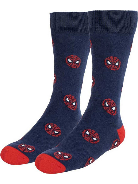 Cerda Marvel Spiderman Ανδρικές Κάλτσες Ψηλές με Σχέδια Navy Μπλε 2900002411