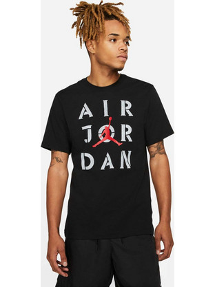 Jordan Nike Air Ανδρικό Αθλητικό T-Shirt Μαύρο DD5265-010