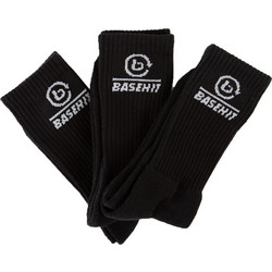 Basehit Ανδρικές Κάλτσες Ψηλές Μαύρες 3Pack 212.BU08.04