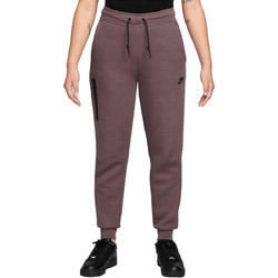 Nike Γυναικείο Παντελόνι Φόρμας Fleece με Λάστιχο Μπορντό HV6779-502