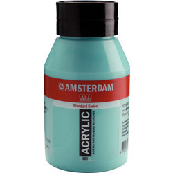 Royal Talens Amsterdam 661 Turquoise Green Ακρυλικό Χρώμα Ζωγραφικής 1lt